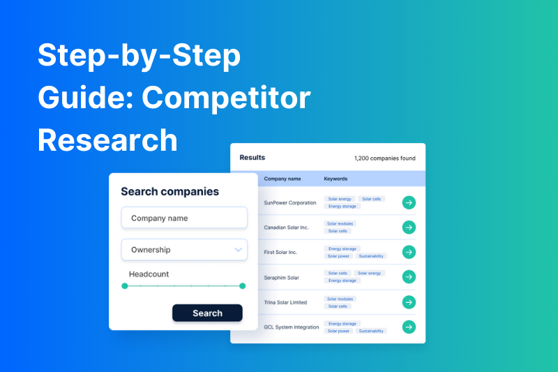 How to Find Competitors of a Company